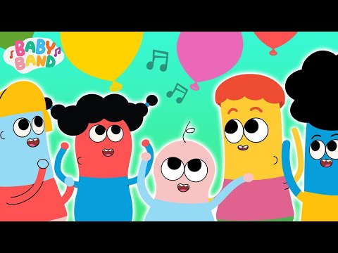 Balloon Keepy Uppy Song! The 🎶Blowing It Up🎶 Balloon Song | BABY BAND