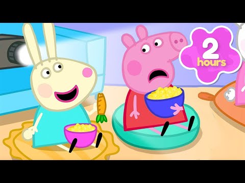 Cinema Snack Favourites! 🍿🥕 | Peppa Pig Full Episodes | 2 Hours of Kid's Cartoons