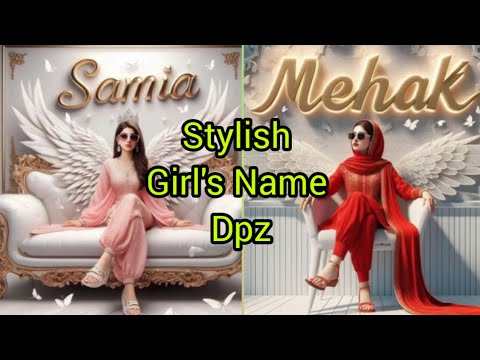 Girl's stylish name DP❤️name lovers💕New girl's Name DP❤️ lrkiyon k name💕#love #dpzz #newvideo#newsdp