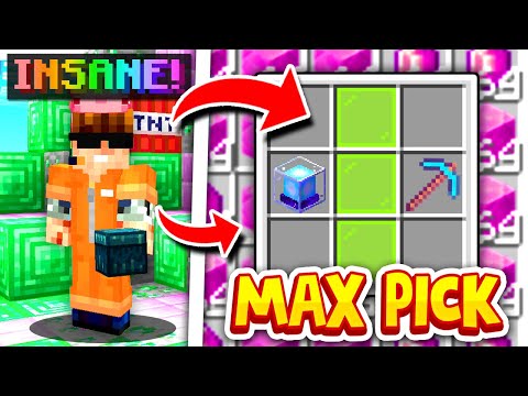 I sold ONE ITEM to get a MAX PICKAXE in MINECRAFT: PRISONS?! | Minecraft OP PRISON #7