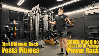 Vesta Fitness 3in1 Ultimate Rack - Garage Gym Update