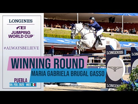 Maria Gabriela Brugal Gasso & J'adore flamenco first at the Longines FEI Jumping World Cup™ Puebla