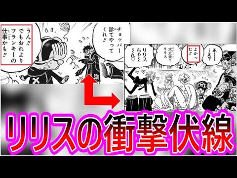 【最新1124話】リリスに隠された衝撃的な伏線に気がついてしまった読者の反応集【ワンピース反応集】