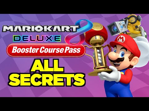 ALL SECRETS about the 48 NEW MARIO KART 8 TRACKS!