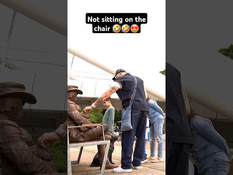 No, not sitting on the chair 🤣🤩 #prank #funny #fun  #mahdi_fun #shorts #viral #explore #jokes