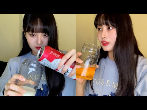 첫 음주 영상..🍻친구랑 찍어본 솔직한 Q&A