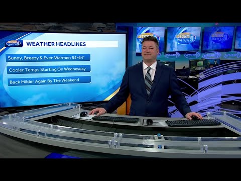 Video: Warm day, but cooler weather ahead