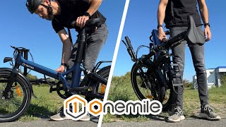 Style Meets Convenience: Foldable Onemile Nomad Ebike Companion for Every Adventure!