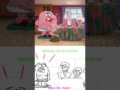 Richard's big reveal! Animation side by side ✍️🎨  #cartoonnetwork  #Gumball #drawing #cartoons