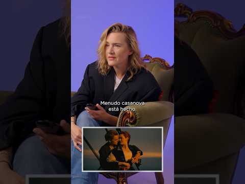 Kate Winslet ¿Cómo fue el beso con Leonardo DiCaprio en Titanic?