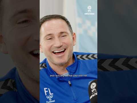 Even England legends can be embarrassing dads… 😂 #EFLUnfiltered #Lampard