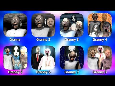 Granny 1, 2, 3, 4, 5, 6, 7 & 8 Gameplay || Granny New Update | Granny Mod  | Devloper New Game