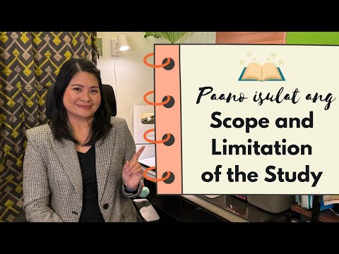 Scope and Limitation of the Study: Steps, tips & example