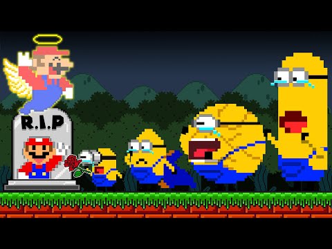 Mega Minions Team R.I.P Mario... Sad Story | Game Animation