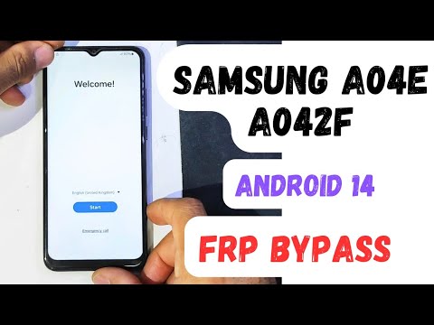 Samsung A04E A042F android 14 frp bypass