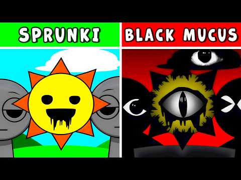 Incredibox Sprunki: Black Mucus - Normal vs Horror Version (NEW MOD)