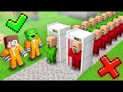 Mikey and JJ Use X-RAY as Criminal in Minecraft (Maizen)