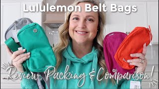 LULULEMON | Mini, 1L & 2L Belt Bags! Review, Packing & Comparison on the body | GatorMOM