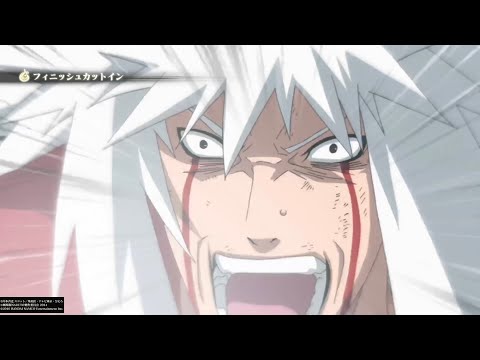 自来也vsペイン NARUTO-ナルト-疾風伝 ナルティメットストーム4（S RANK NO DAMAGE）