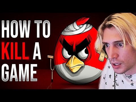 The Slow, Painful, Greedy Death Of Angry Birds | xQc Reacts