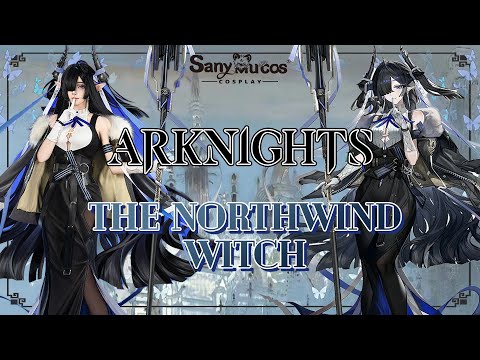 【SanyMuCos】Game Arknights Cosplay The Northwind Witch Cosplay Costume Premium Edition