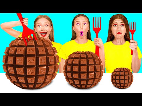 Big, Medium and Small Plate Challenge | Funny Situations by BaRaFun Gold Challenge