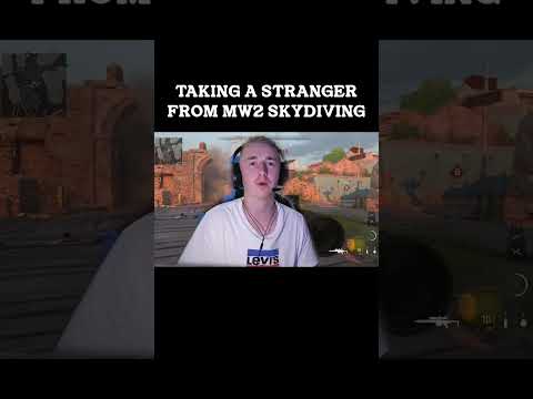 Taking A MW2 Stranger Skydiving #shorts #viral #callofduty