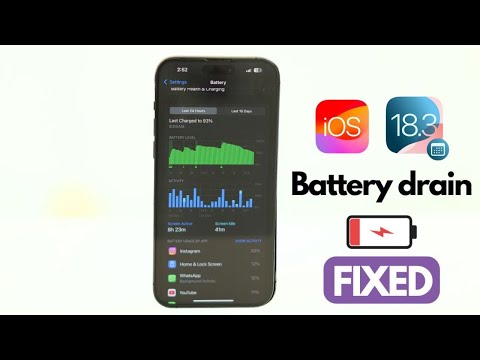 How to Fix Battery Drain on iOS 18.3