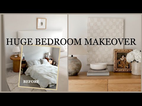 EPIC BEDROOM MAKEOVER - DIY DECOR Spring 2024