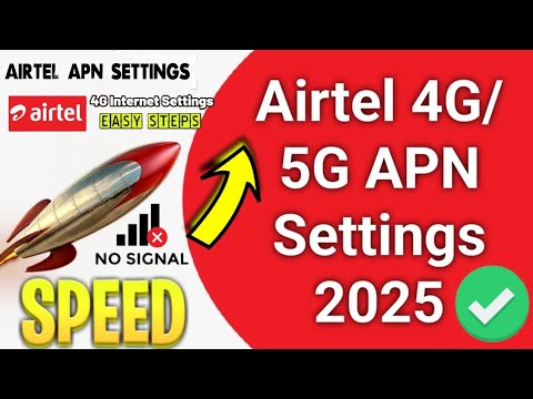 How to Boost Airtel SIM Internet Speed with APN Settings😱Airtel Speed Setup🤑Airtel Free Data ✅