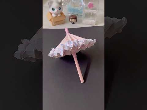 DIY Cute Umbrella☂️✨#easypapercraft #diy #cutecraftideas #kawaii #handmade