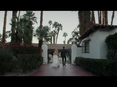 Palm Springs Wedding at Ingleside Inn | Kylie & Sam | Wedding Trailer