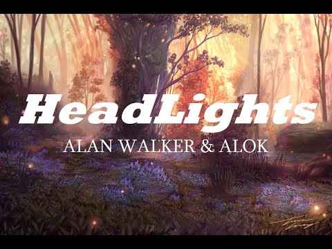 Alok, Alan Walker - Headlights (Lyrics) ft. KIDDO