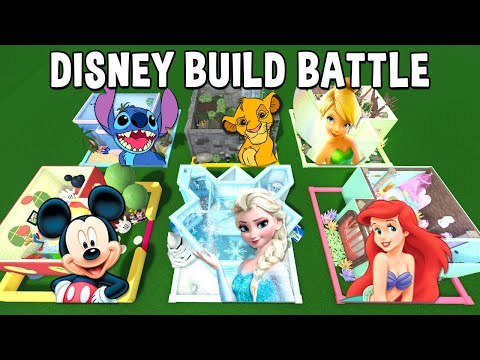 MEGA Disney Bedroom Build-Off CHALLENGE!