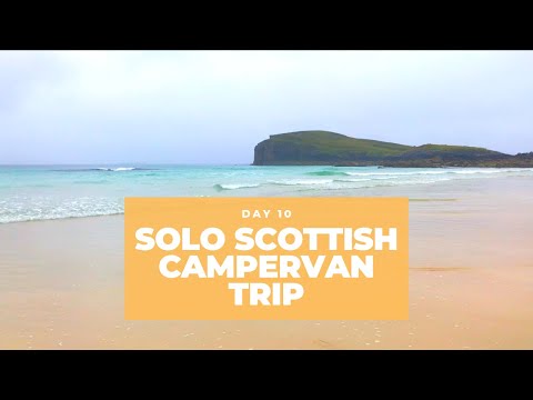 Oldshoremore Beach - My Fav Ever! || Scotland Campervan Trip - Day 10