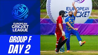 🔴 European Cricket League, 2025 | Group F, Day 2 | 12 Mar 2025 | T10 Live Cricket