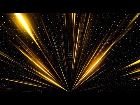 Lights Gold Stage 4K Luxury Ceremony Golden Awards Background Video Glamour Vj Loop Visuals UHD