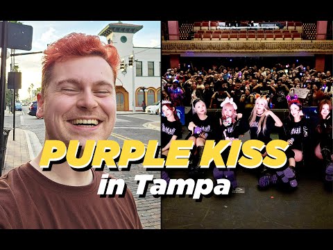 SHE BOWED TO ME (PURPLE KISS (퍼플키스) 'HEADWAY' TOUR in TAMPA Concert Vlog)