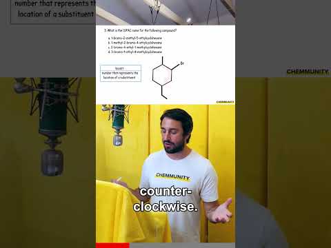 IUPAC Nomenclature of a Cycloalkane