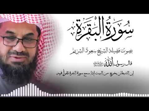 سورة البقرة كاملة فضيلة الشيخ سعود الشريم surah baqarah saud shuraim 1