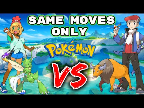 We Catch Randomized Pokemon And Only Use The SAME MOVES... Then we FIGHT!