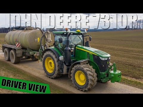 John Deere 7310R Autopower | GoPro/driver view