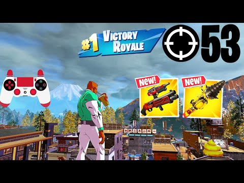 53 Elimination Solo Vs Squads Gameplay Wins (Fortnite Chapter 6 Season 2 PS4 Controller)