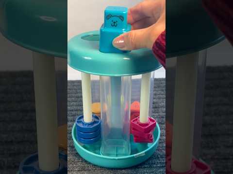 SUPER CUTE 💙blue Bear shape sorter sound effect #shorts #shapesorter #bear #asmr #trending #cute