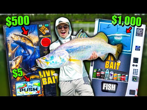 LIVE FISH VENDING MACHINE Shopping Spree For MONSTER FISH!