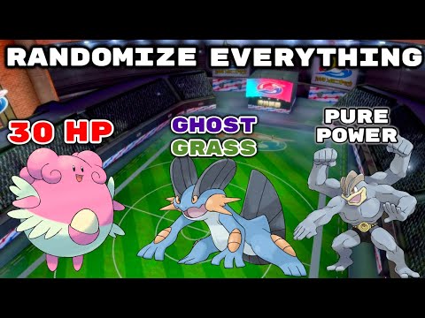 We Randomize EVERYTHING In Pokemon Sword and Shield... Then We FIGHT!