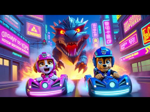 Paw Patrol Ultimate Rescue | SKYE And CHASE Escape From Giant Monster | Happy Life Story | Rainbow 3