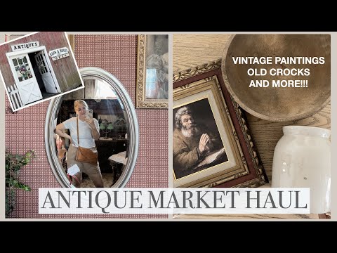 VINTAGE MARKET HAUL - COME SHOP WITH ME FOR HOME DECOR