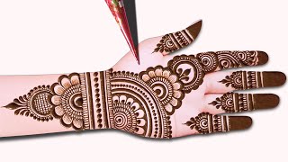 Simple full hand MEHNDI design | beautiful easy mehndi design | mehandi design | mehndi design