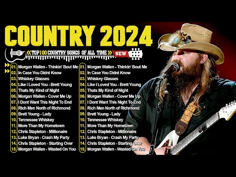 Country Music Playlist 2024 - Chris Stapleton, Luke Combs, Morgan Wallen, Kane Brown,  Luke Bryan